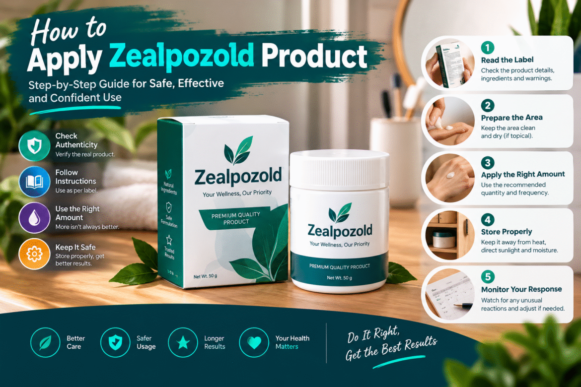 apply zealpozold product